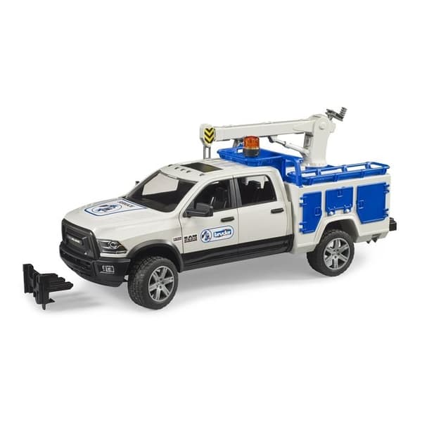 RAM 2500 Servicebil med kran och roterande ljus