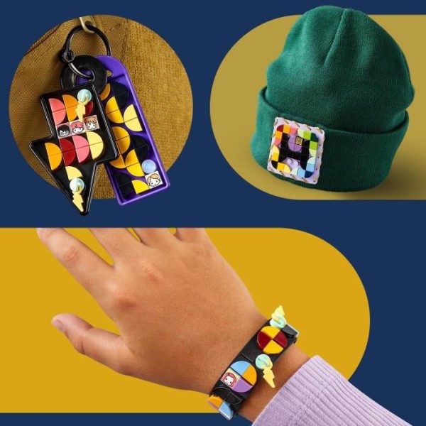 LEGO® DOTS - Hogwarts tillbehörsset - Harry Potter - 4 stöd för att anpassa - 225 dekorerade brickor Flerfärgad