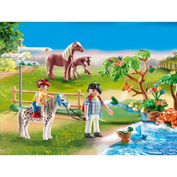 PLAYMOBIL - 70512 - Äventyrsponnyridning med karaktärer och djur Flerfärgad