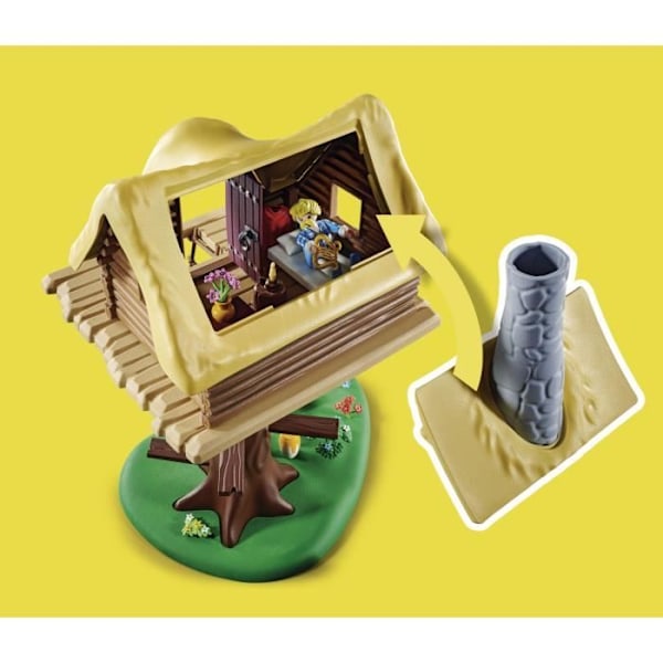 PLAYMOBIL 71016 Assurancetourix's hytte, Asterix, Til børn og voksne, 96 dele, Fra 5 år Flerfärgad