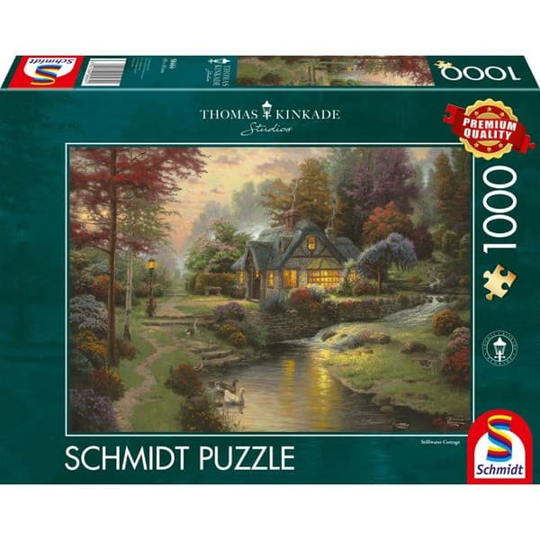 1000 palan palapeli - SCHMIDT SPIELE - Thomas Kinkade Studios - Ilta rauha - 1000 kpl Multifarvet