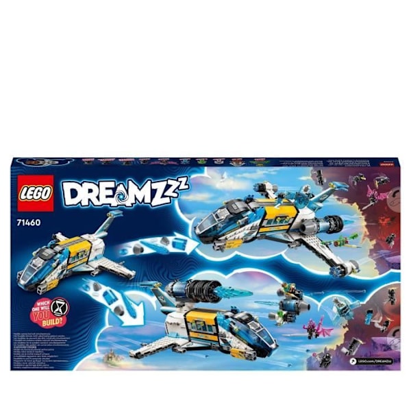 LEGO® DREAMZzz 71460 Mr. Ozin avaruusbussi, 2-in-1-avaruusaluslelu, jossa Z-Blob Flerfärgad