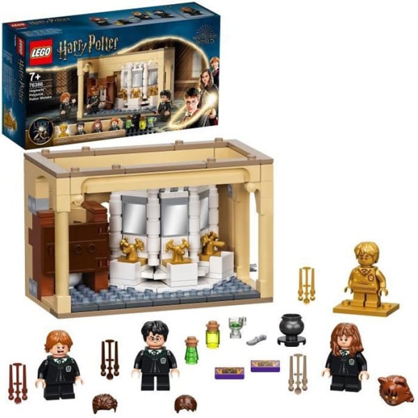 LEGO® 76386 Harry Potter™ Hogwarts: The Polyjuice Potion Error, Byggset med minifigurer 20-årsutgåva