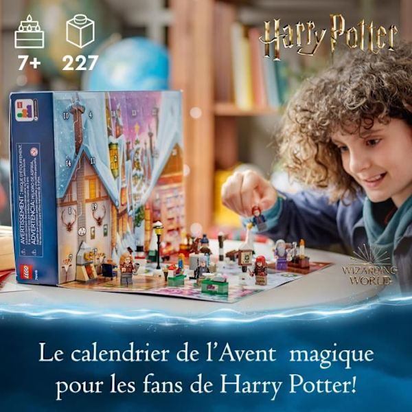 LEGO® Harry Potter 76418 Adventskalenderen 2023 med 24 gaver inklusive 6 Hogsmeade Village-minifigurer, julegave Flerfärgad