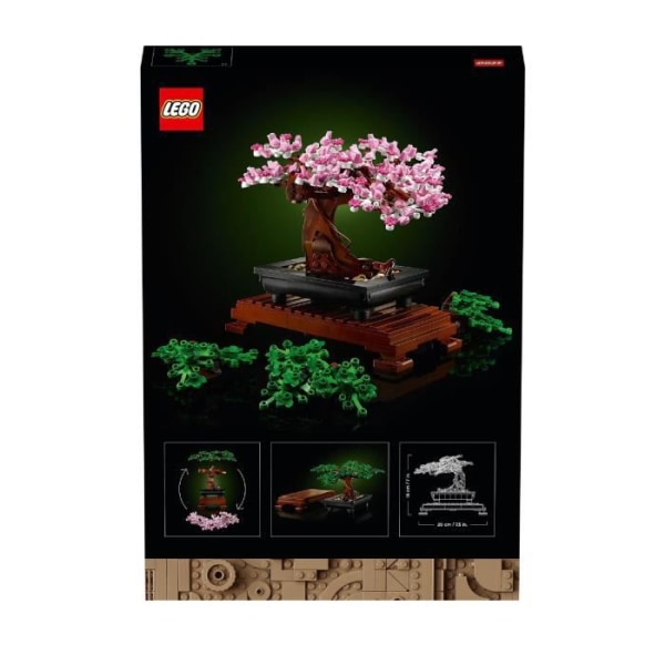 LEGO® Icons 10281 Bonsai, konstruktion, dekorativa blommor, bonsai-kit, växter och träd, LEGO Botanical Collection, för vuxna
