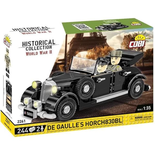Mallinnos - COBI - Horch 830 BL - 244 osaa - 2 hahmoa - Sisustus