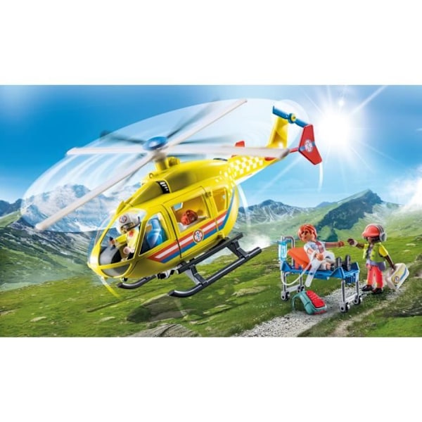 PLAYMOBIL 71203 Rescue Helicopter, Figur, City Action Rescuers Flerfärgad