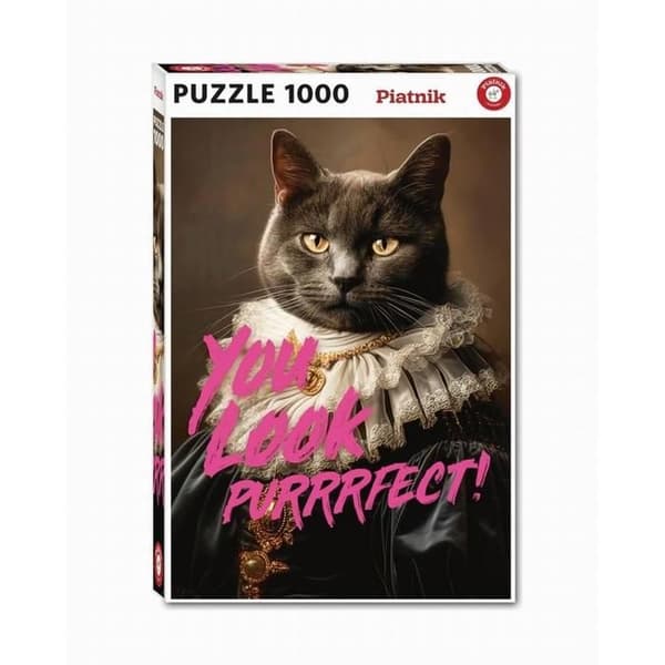 Pussel 1000 bitar "Du ser purrrfekt ut!" – 48 x 68 cm, från 12 år