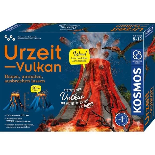 Experiment kit - KOSMOS - URZEIT-VULKAN - Volcanology - Mixed - From 8 years old Argent Sølv