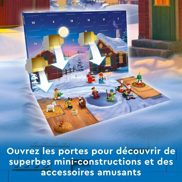 LEGO City Advent Calendar 60352 - Joulupukin minihahmo - lahja lapsille Flerfärgad