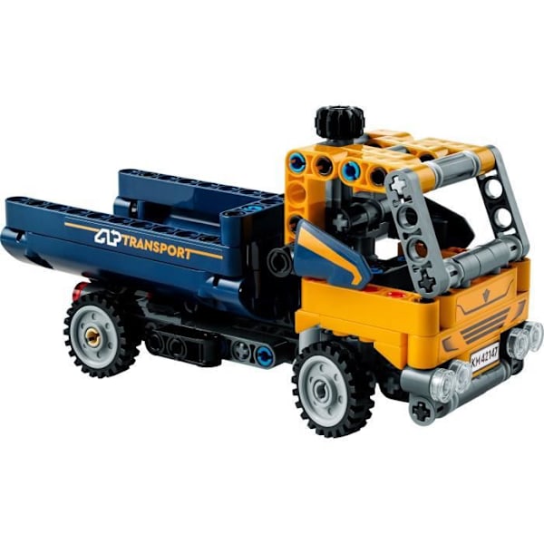 LEGO® Technic 42147 kippiauto, 2-in-1, lelukaivinkone, rakennuskone Flerfärgad