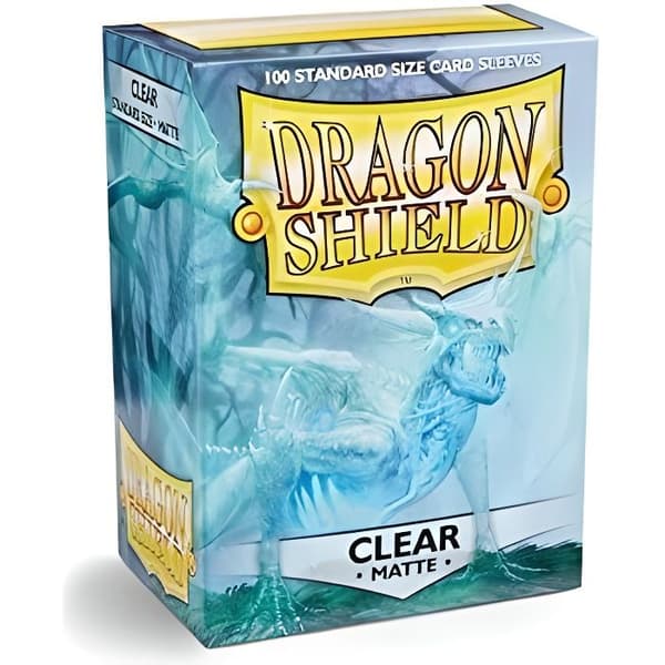 Suojapussit - Dragon Shield - Standard - 100 kappaletta - Läpinäkyvä - Mattapintainen Transparent