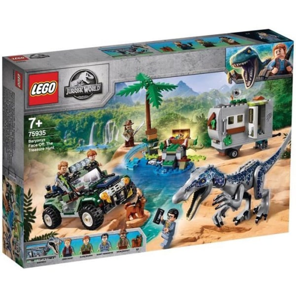 LEGO® Jurassic World™ 75935 Baryonyx Showdown: Skattejagt Flerfärgad