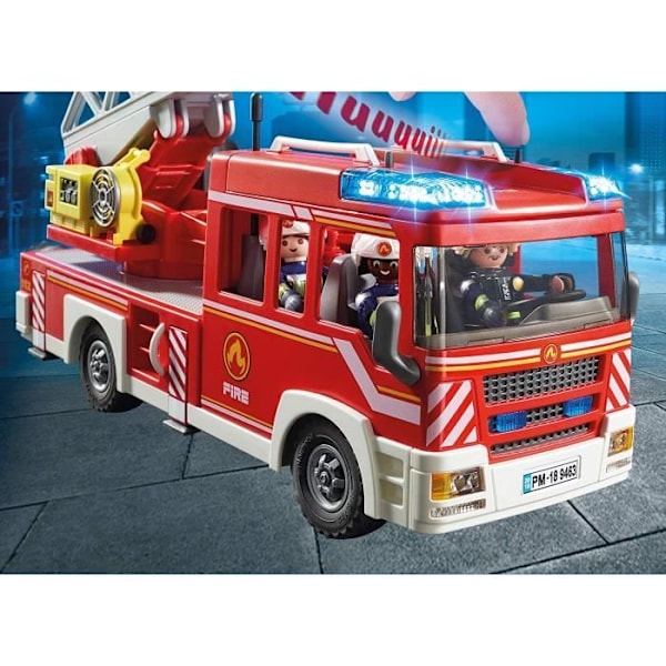 PLAYMOBIL 9463 Brandbil, Med roterande stege, City Action, från 4 år