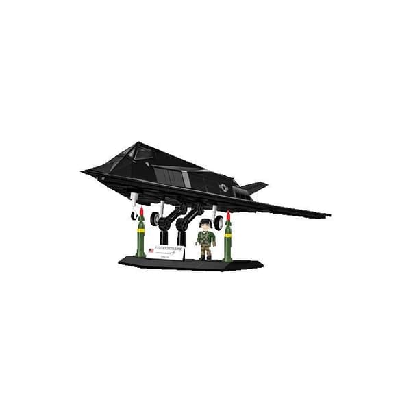 Byggesæt - COBI - LOCKHEED F-117 NIGHTHAWK - Sort - 3 år og op - At samle selv Svart