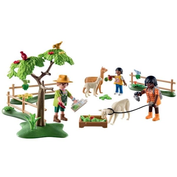 PLAYMOBIL 71251 Alpaka- ja retkeilijäkotelo, Country La Ferme, 56 kpl, 4-vuotiaat ja sitä vanhemmat Flerfärgad
