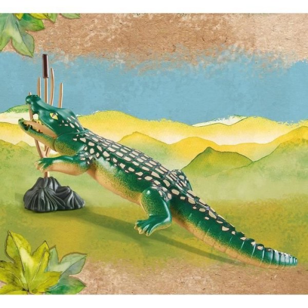 PLAYMOBIL - Wiltopia - Alligator - Flerfärgad - 4 år gammal - Barn - Blå