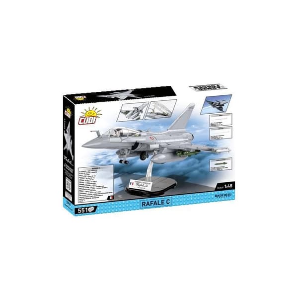 Rakennuslelu - COBI - Rafale C - 551 osaa - Harmaa - Mittakaava 1:48 Grå