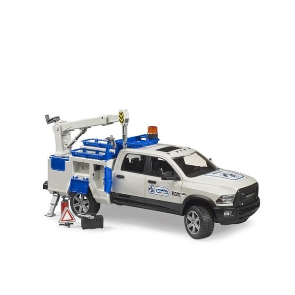 RAM 2500 Servicebil med kran och roterande ljus