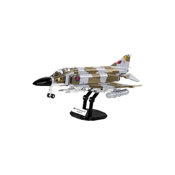 Byggset - COBI - F-4M PHANTOM II (FGR.2) - Flygplan - Vit och brun - Längd 45 cm