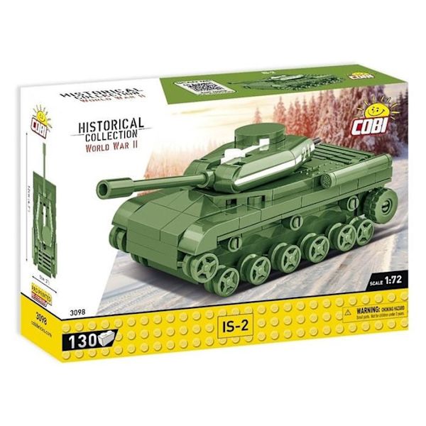 Maquette - COBI - IS-2 - 130 elementer - 1:72 - Grøn