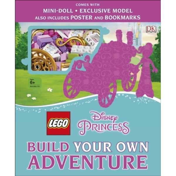 LEGO-kirja - Disney Princess - Rakenna seikkailusi - 50 ideaa - Yli 4-vuotiaille lapsille