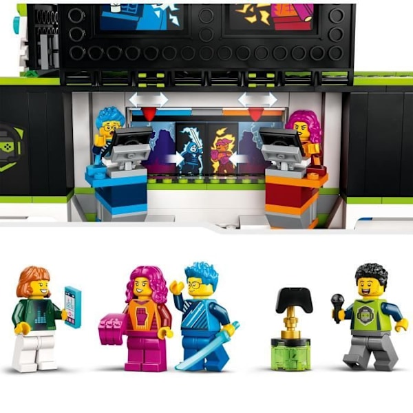 LEGO® City 60388 videospilsturneringslastbil, børnelegetøj 7 år gammel, eSport-konkurrence Flerfärgad