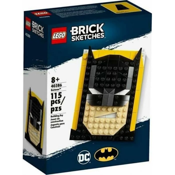 Byggelegetøj - LEGO - 40386 - Batman - Sort - Fra 6 år
