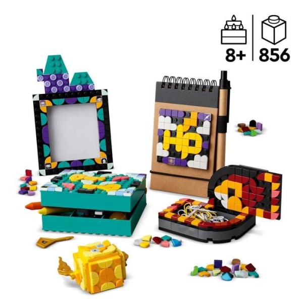 LEGO® DOTS 41811 Hogwarts Skrivebordssæt, Tilbage til Skoleartikler, Harry Potter Legetøj Flerfärgad