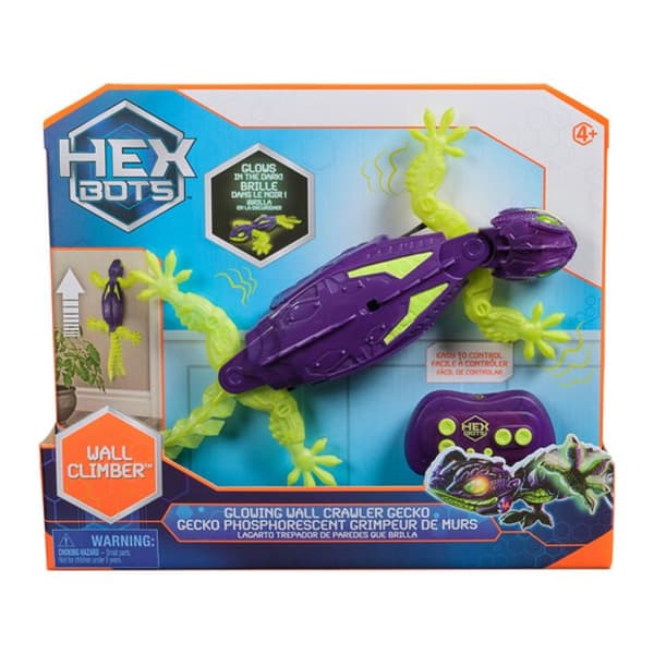 Gecko Radiostyrd - lyser i mörkret - Hex Bots Flerfärgad