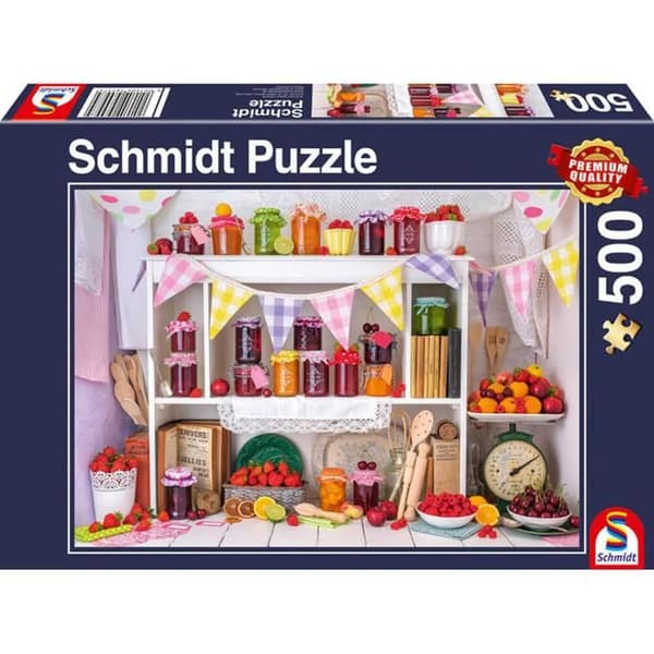 Puzzle 500 palasta: Hilloja Unik farve