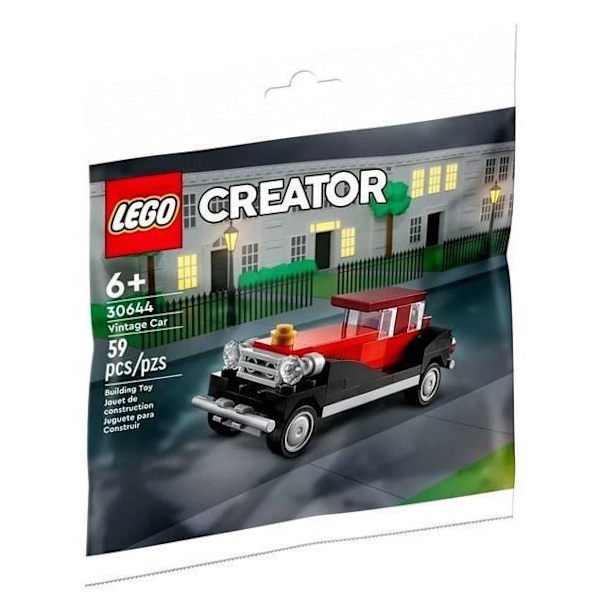 Vintage auto - LEGO - 30644 - Valkoinen - 59 kpl - Alkaen 6 vuotta
