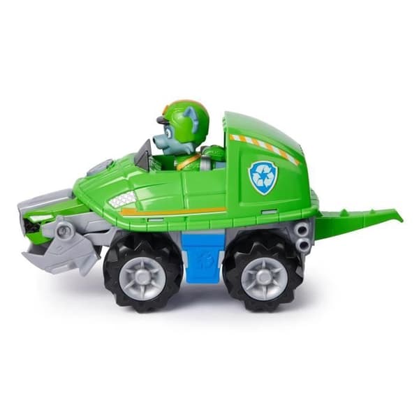 SPIN MASTER -AJONEUVO + ROCKY FIGURINE JUNGLE PUPS Paw Patrol Grøn og grå