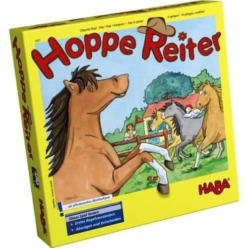 HABA Hoppe Reiter - Lautapeli lapsille (sekoitettu), 2 pelaajaa ja enemmän
