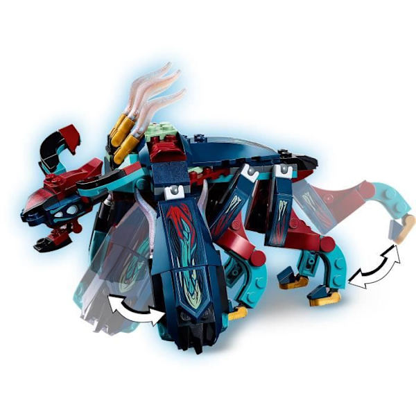 LEGO® 76154 Förundras över det avvikande bakhållet! The Eternals, Byggleksak för barn från 6 år, Superhjältefigurer Blå