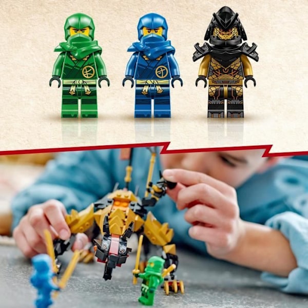 LEGO® NINJAGO 71790 Imperium-drakens kamphund, ninjaleksak med monsterminifigurer Flerfärgad