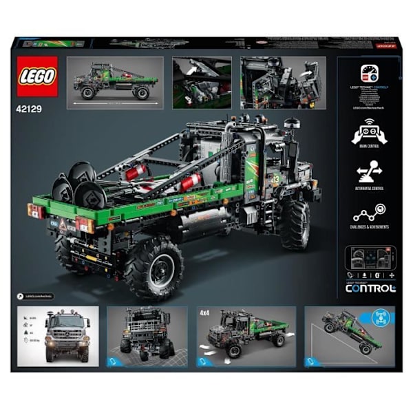 LEGO® Technic Mercedes-Benz Zetros 4x4 Testtruck 42129 - Appkontroll Svart