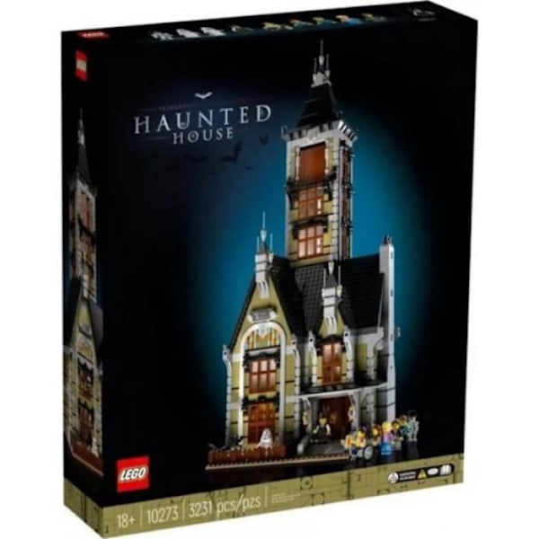 Rakennuspakkaus - LEGO - 10273 Creator - Kummitustalo - 323 osaa - Itse koottava Flerfärgad