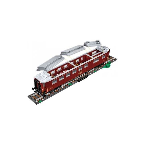 Rakennuslelu - COBI - 6289 - Compiègne Vaunu - 2001 osaa - 2 hahmoa - 1:35 brun