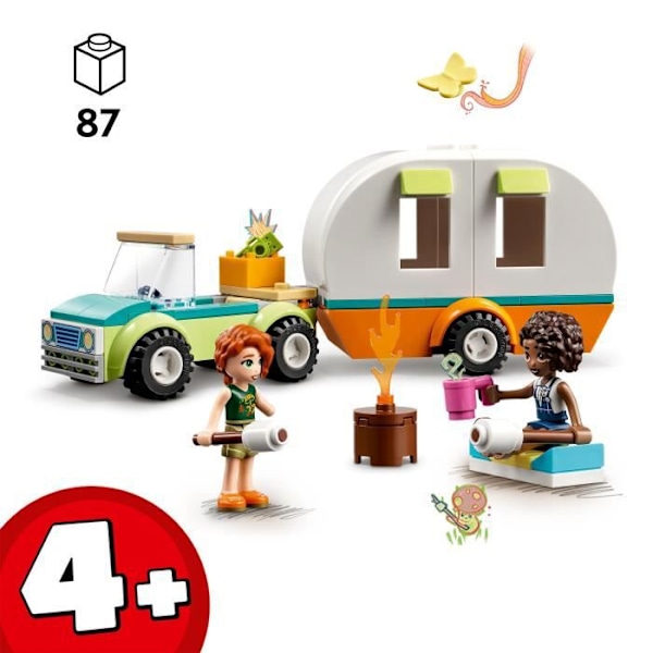 LEGO® Friends 41726 Husvagnssemester, Leksakshusbil med bil, Barn 4 år Flerfärgad