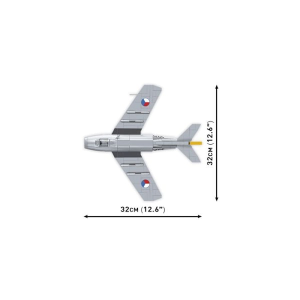 COBI S-102 TŠEKHOSLOVAKIN ILMAVOIT (MIG15)