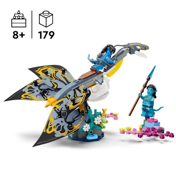 LEGO® Avatar 75575 Opdagelsen af Ilu, legetøj, med minifigurer, Vandets vej Vit