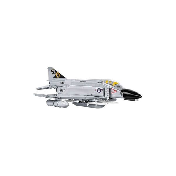 Rakennussarja - COBI - F-4 Phantom II - 703 palikkaa - Harmaa - 1:48 Grå