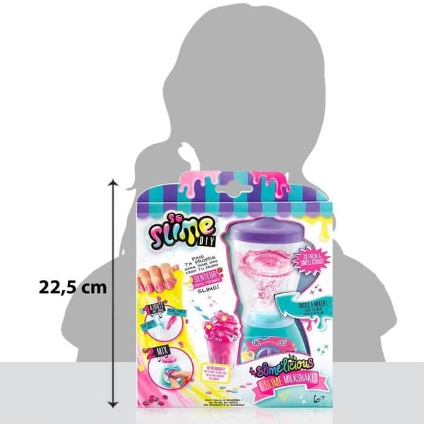 SO DIY Så Slime Slimelicious Blender Milkshake Blå, violet og rosa