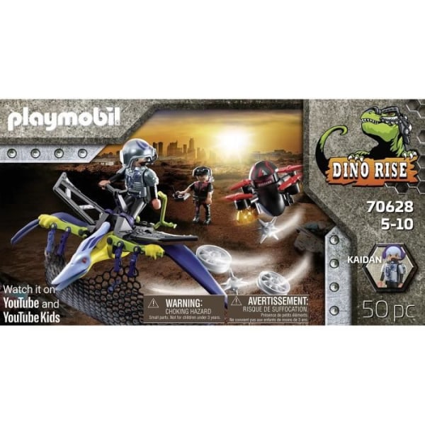 PLAYMOBIL - 70628 - Dino Rise - Pteranodon ja drone Flerfärgad