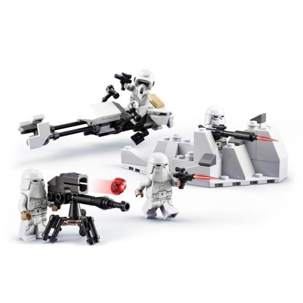 LEGO® Star Wars byggset - 75320 Snowtrooper Battle Pack - 4 minifigurer ingår Flerfärgad