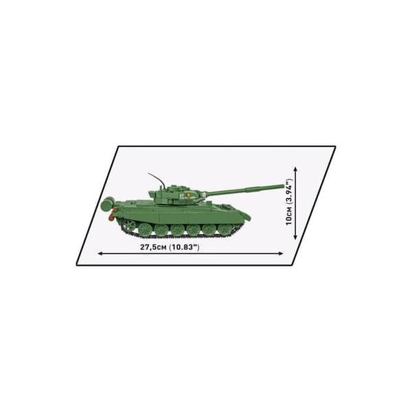 Maquette - COBI - T-72 - Grön - Plast - Att montera själv
