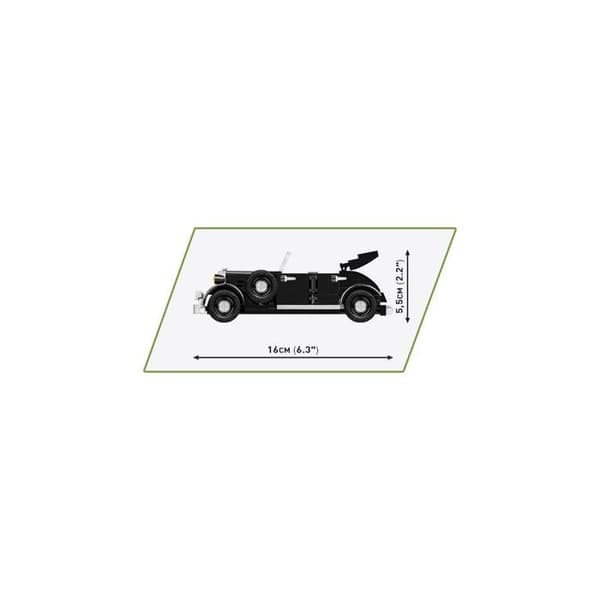 Mallinnos - COBI - Horch 830 BL - 244 osaa - 2 hahmoa - Sisustus