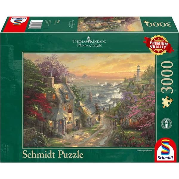 3000 palan puzzle: Majakkakylä, Thomas Kinkade
