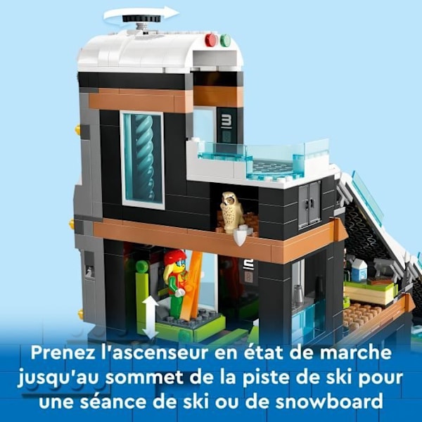 LEGO® City 60366 skid- och klätterkomplex, modulbyggd leksak för barn från 7 år och uppåt Flerfärgad